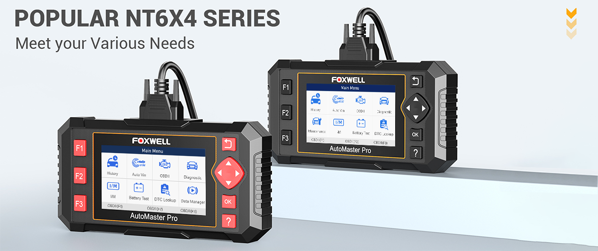 Foxwell Released NT6X4 Series OBD2 Scanner