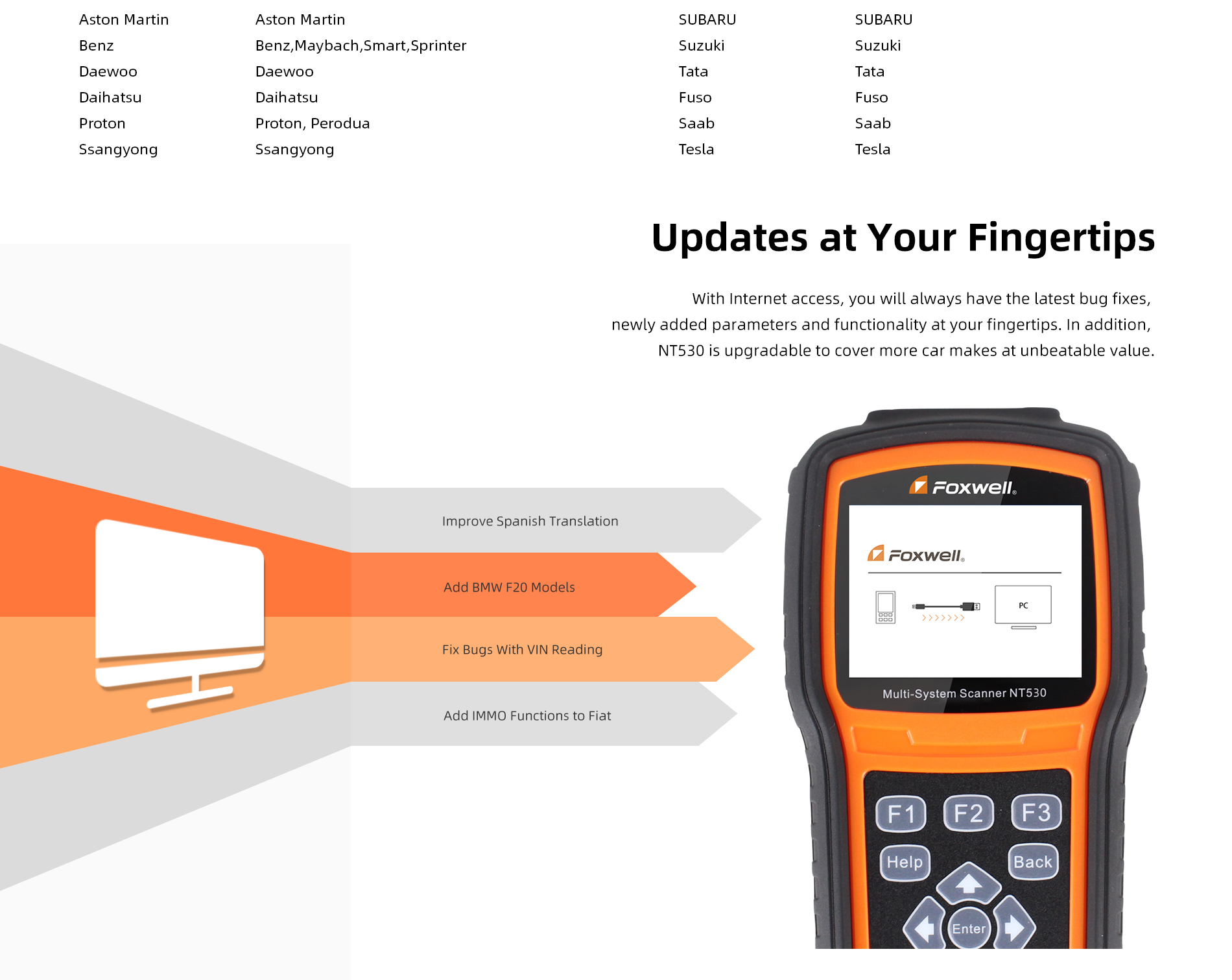 Outil de diagnostic des systèmes complets Foxwell NT530 – VAG –  Autotechnique